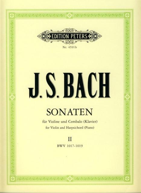 Bach - 6 Sonatas Vol 2 Bwv 1017-1019 Violin/piano