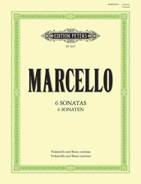 Marcello - 6 Sonatas Op 2 Cello/piano