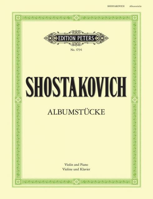 Shostakovich - Album Pieces Violin/piano