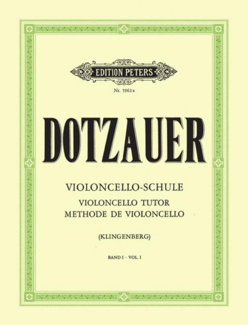 Dotzauer - Cello Tutor Vol 1 Ed Klingenberg