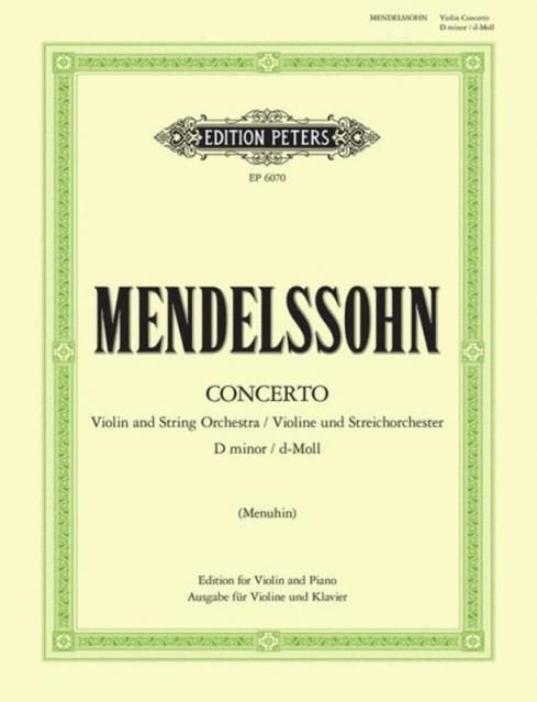 Concerto D Min Ed Menuhin Vln Pno