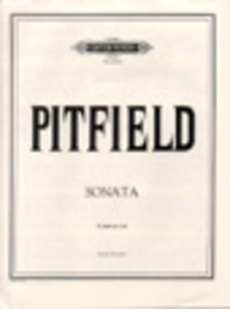 Pitfield - Sonata For Xylophone Solo