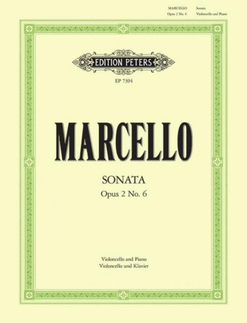 Marcello - Sonata In G Op 2 No 6 Cello/piano