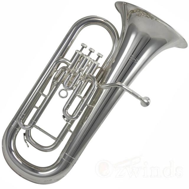 Schagerl 3-Valve Euphonium - Silver Plated Finish