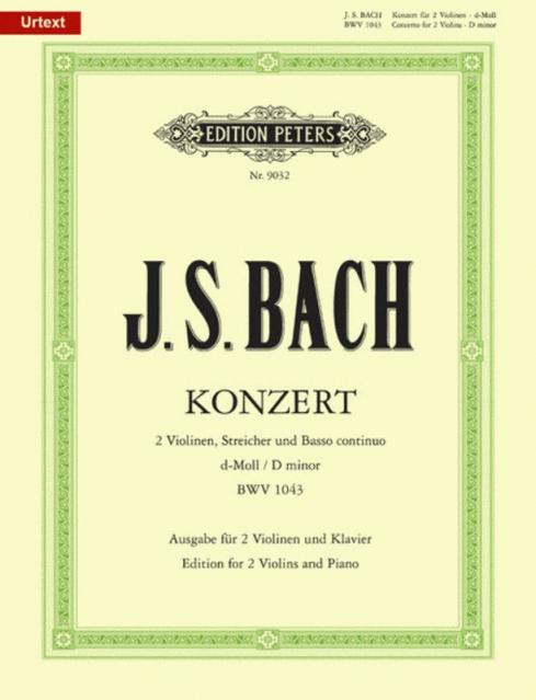 Bach - Concerto Bwv 1043 D Min 2 Violins/piano