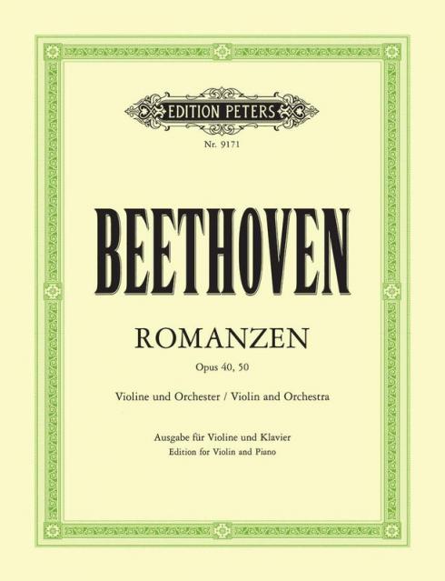 Beethoven - 2 Romances Op 40 G Op 50 F Violin/piano