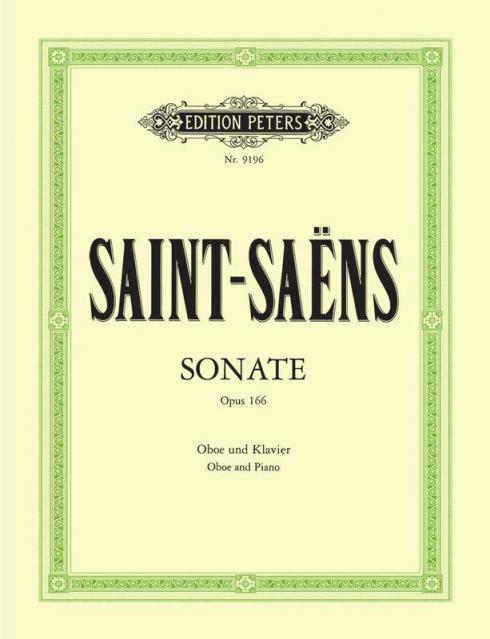 Saint-saens - Sonata Op 166 Oboe/piano Urtext