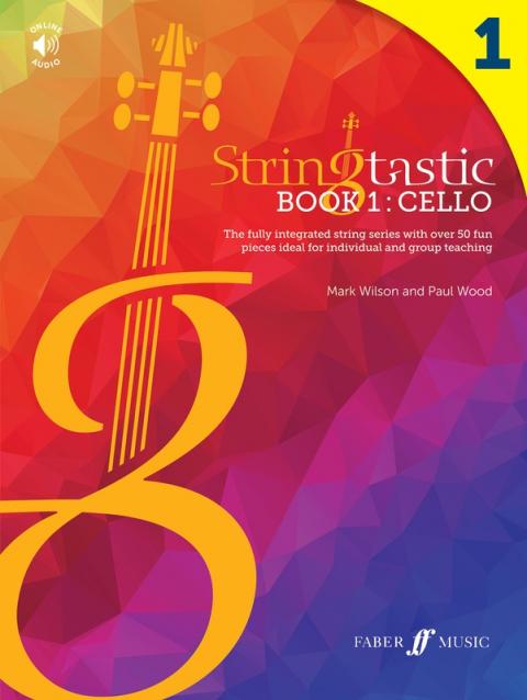 STRINGTASTIC BK 1 CELLO BK/OLA