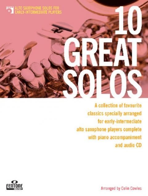 10 Great Solos Alto Sax Early Intermediate Bk/cd