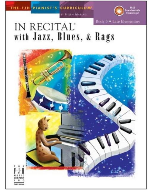 In Recital With Jazz Blues And Rags Bk 3 Bk/cd