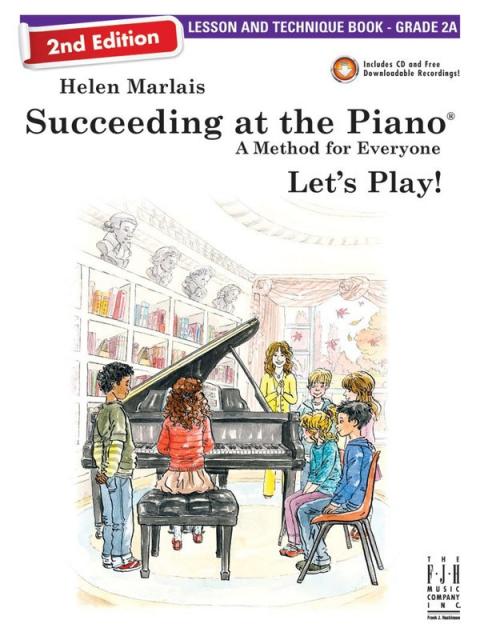 SUCCEEDING AT THE PIANO 2ND ED GRADE 2A LESSON & TECH BK/CD