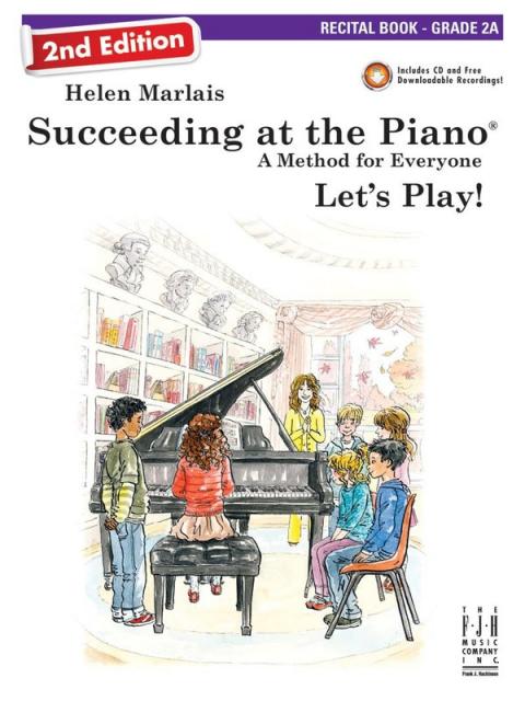 SUCCEEDING AT THE PIANO 2ND ED GRADE 2A RECITAL BK/CD