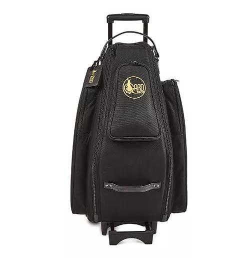 Gard 124-WBFSK Doubler's Alto Sax Wheelie - Synthetic with Leather trim