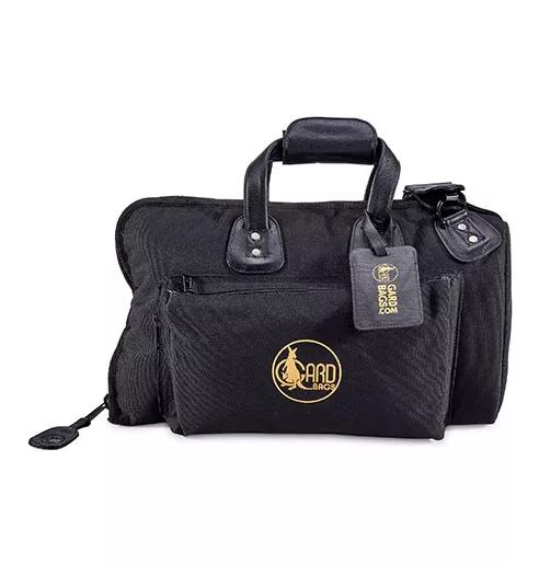 Gard 3-MSK Single Cornet Gig Bag - Black Synthetic with Leather Trim