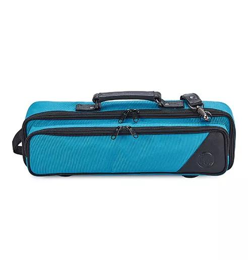 Gard 161-MSE Flute and Piccolo Case Cover - Blue Synthetic and Black Leather Trims