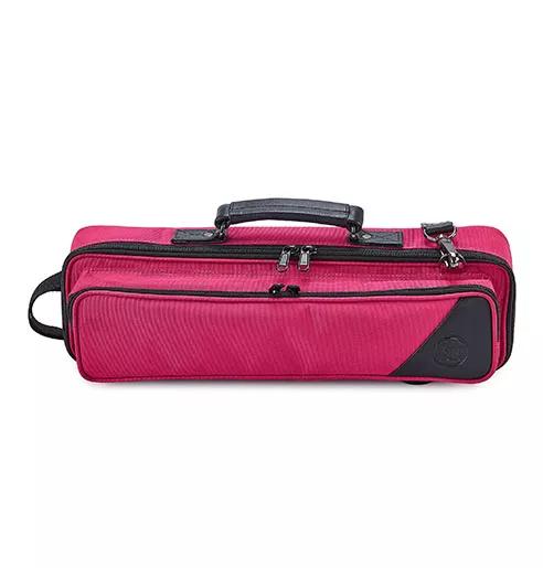 Gard 161-MSP Flute and Piccolo Case Cover - Pink Synthetic and Black Leather