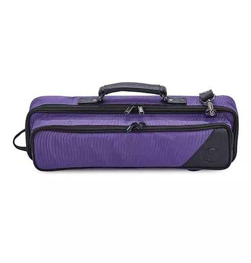 Gard 161-MSU Flute and Piccolo Case Cover - Purple Polyester and Black Leather