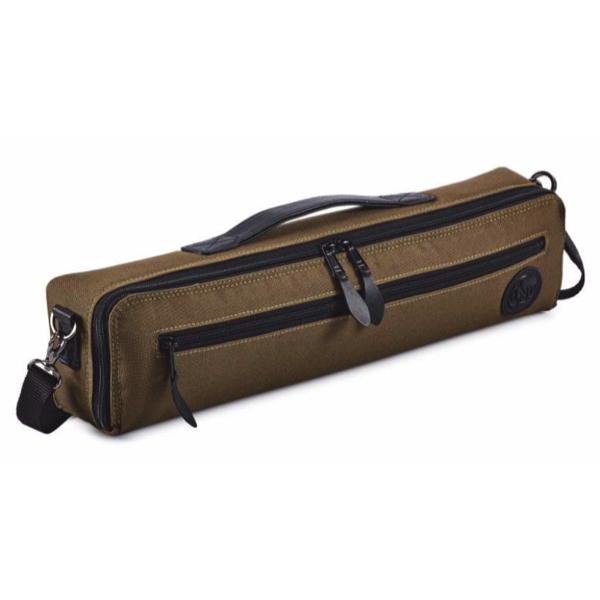 Gard 166-BDMSAGK Single Flute Case Cover - B foot - Synthetic Olive w/ Black Trim