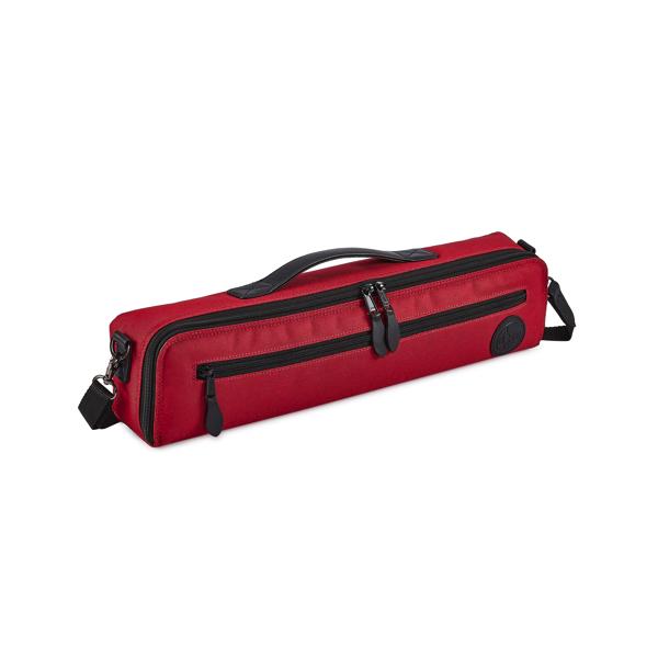 Gard 166-BDMSDK Single Flute Case Cover - B foot - Synthetic Red w/ Black Trim