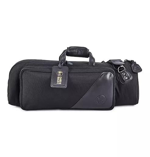 Gard 1-MSK Single Trumpet Gig Bag - Black Synthetic with Leather Trim