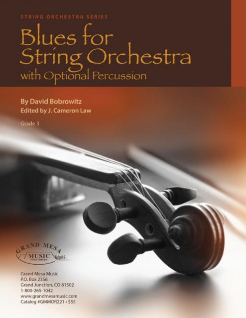 BLUES FOR STRING ORCHESTRA OPT PERCUSSION SO3 SC/PTS