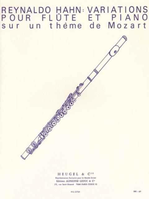 Variations Sur Un Theme De Mozart Flute/piano