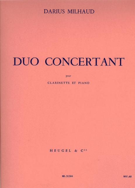 Duo Concertant Clarinet/piano