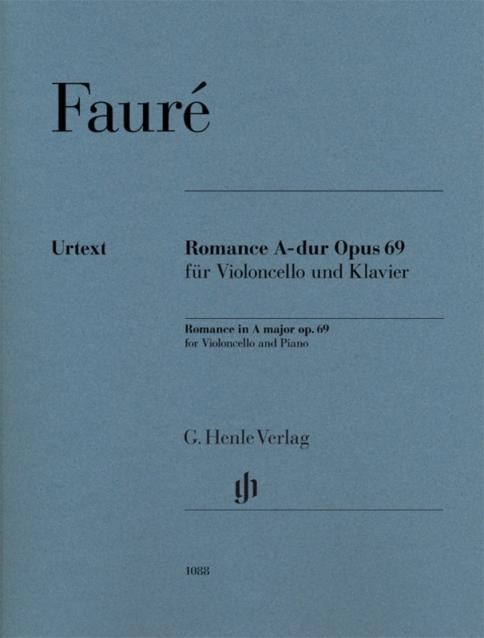 Faure - Romance A Major Op 69 Cello/piano