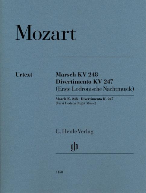 Mozart - March K 248 Divertimento K 247 Sc/pts