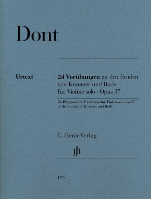 Dont - 24 Preparatory Exercises Op 37 Violin