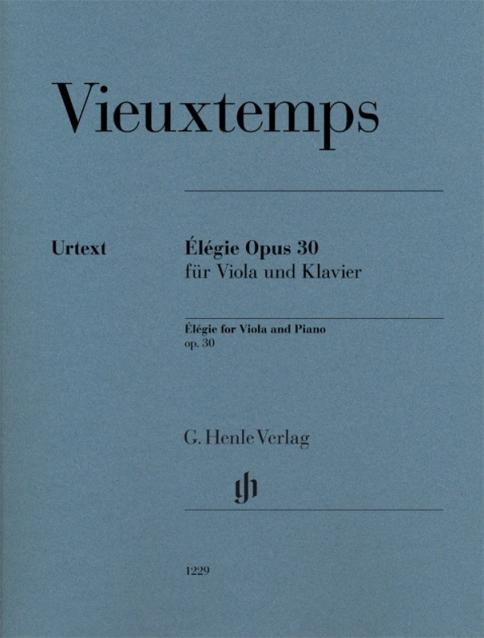 VIEUXTEMPS - ELEGIE OP 30 VIOLA & PIANO