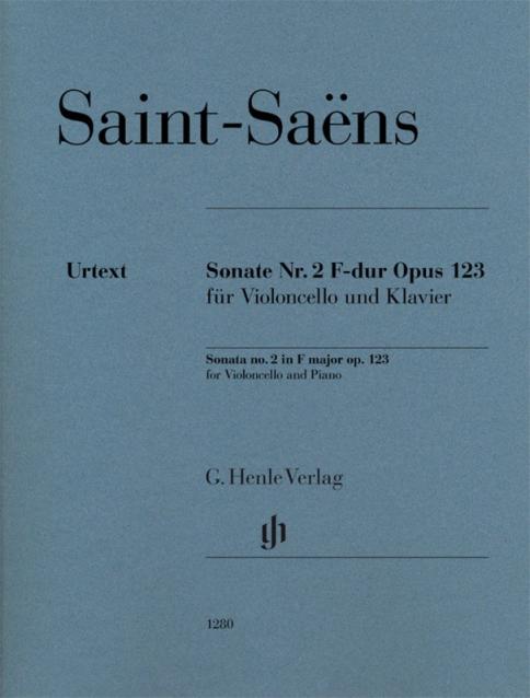 Saint-saens - Sonata No 2 F Op 123 Cello/piano