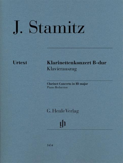 STAMITZ - CLARINET CONCERTO B FLAT MAJOR CLARINET/PIANO