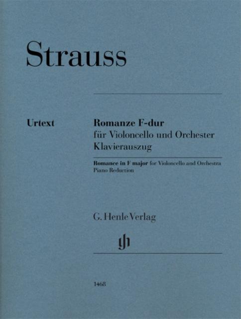 STRAUSS - ROMANCE IN F MAJOR CELLO/PIANO