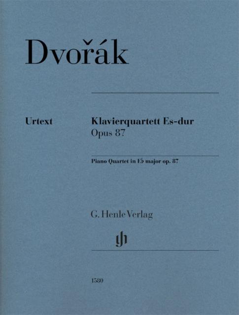 DVORAK - PIANO QUARTET E FLAT MAJOR OP 87 SC/PTS