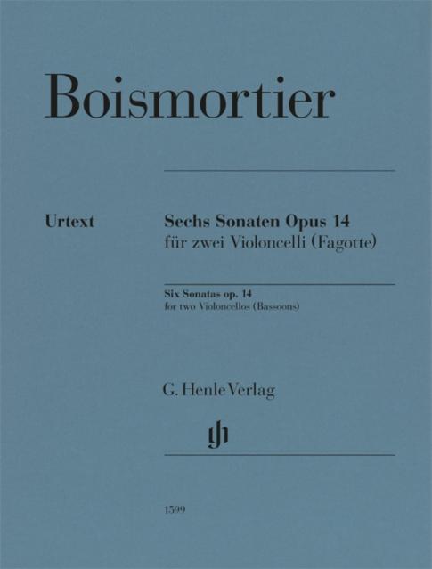 BOISMORTIER - 6 SONATAS OP 14 FOR 2 CELLOS (OR BASSOONS)