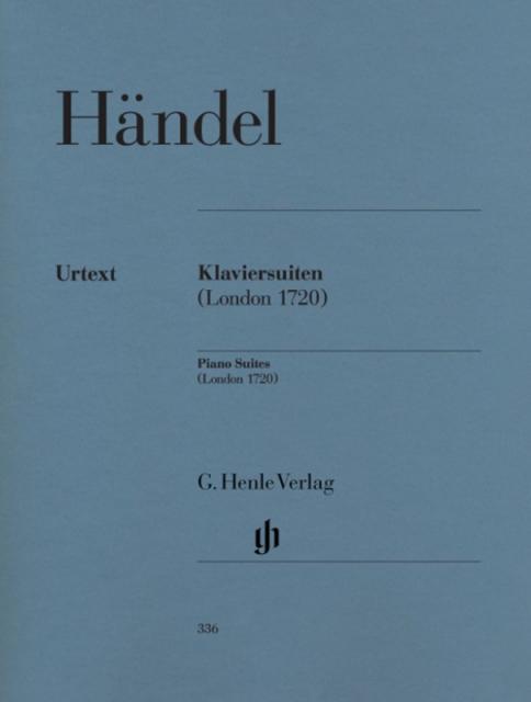 Handel - Piano Suites Nos 1 To 8 Hwv 426-433 Urtext