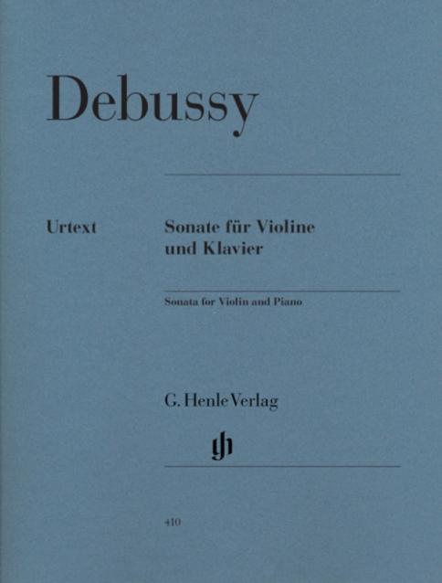 Debussy - Sonata G Min Violin/piano Urtext