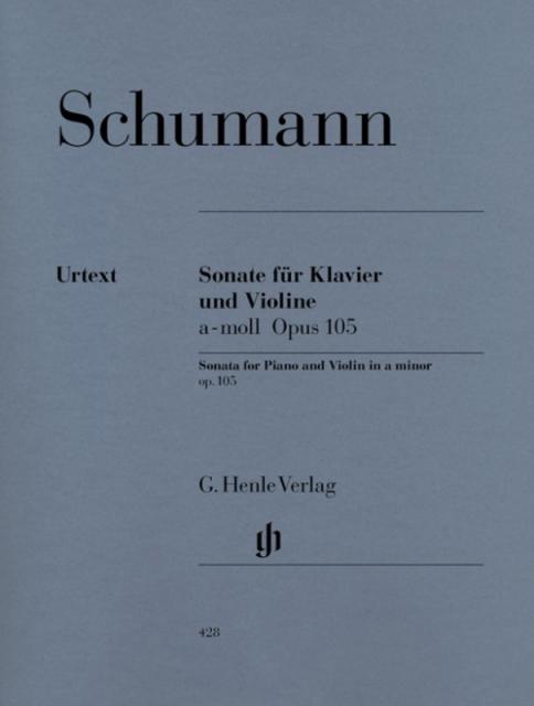 Schumann - Sonata No 1 A Min Op 105 Violin/piano