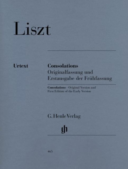 Liszt - 6 Consolations 1st & 1850 Version Piano