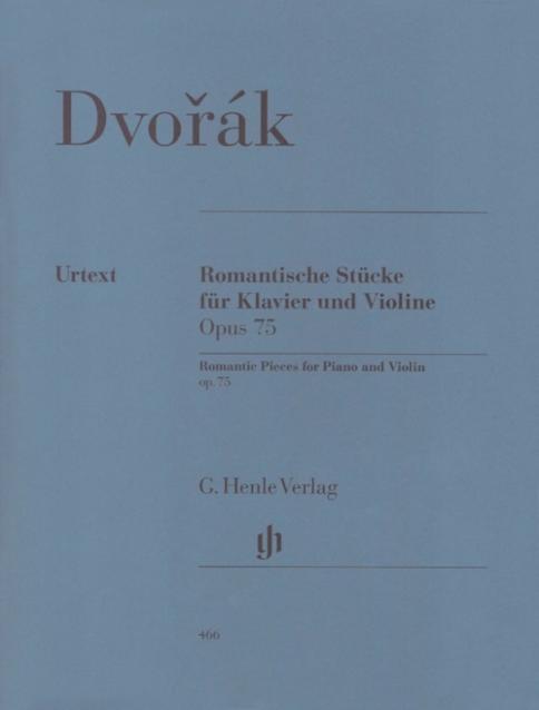 Dvorak - Romantic Pieces Op 75 Violin/piano