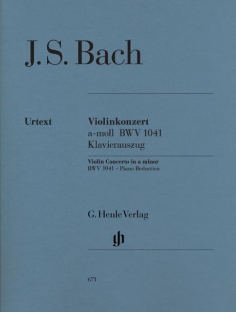 Bach - Concerto Bwv 1041 A Min Violin/piano