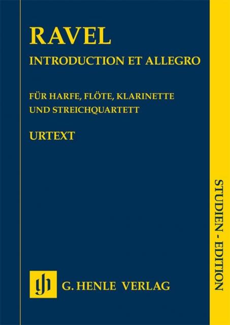 Ravel - Introduction Et Allegro Harp/flu/cla/string Quartet