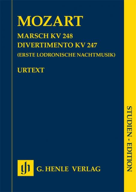 Mozart - March K 248 Divertimento K 247 Study Score