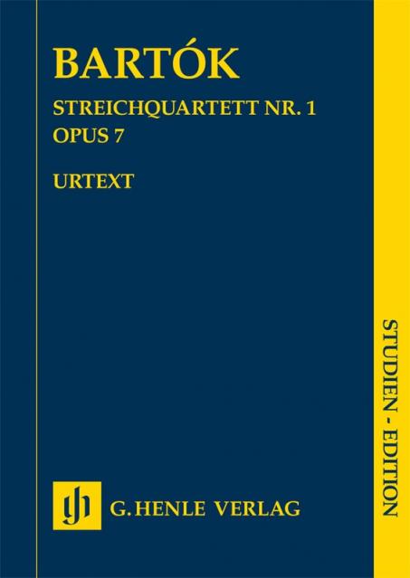 BARTOK - STRING QUARTET NO 1 OP 7 STUDY SCORE