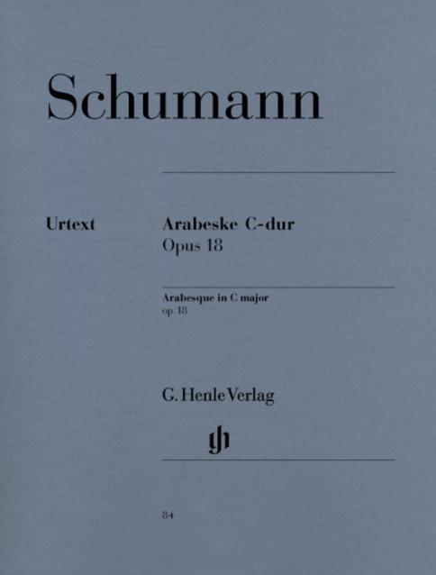 Schumann - Arabesque C Major Op 18 Urtext