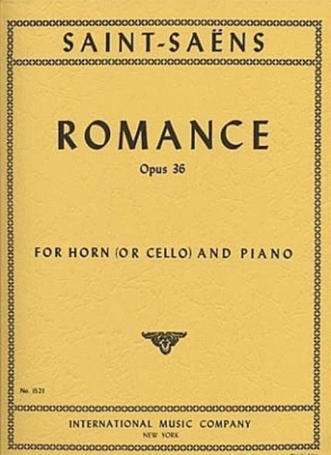 Saint-saens - Romance Op 36 French Horn/piano