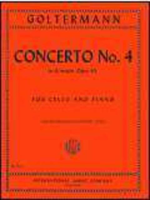 Concerto No 4 Op 65 G Vc/pno Ed Rose