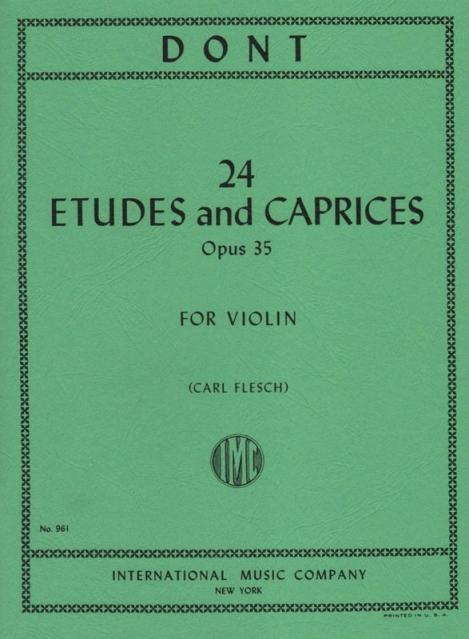 Dont - Etudes & Caprices Op 35 Ed Flesch