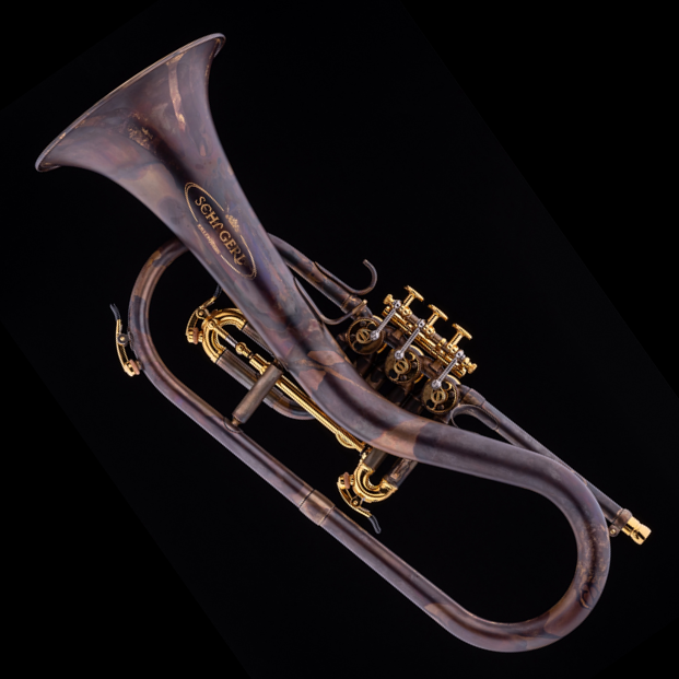 Schagerl "Killer Queen" Rotary Valve Flugelhorn